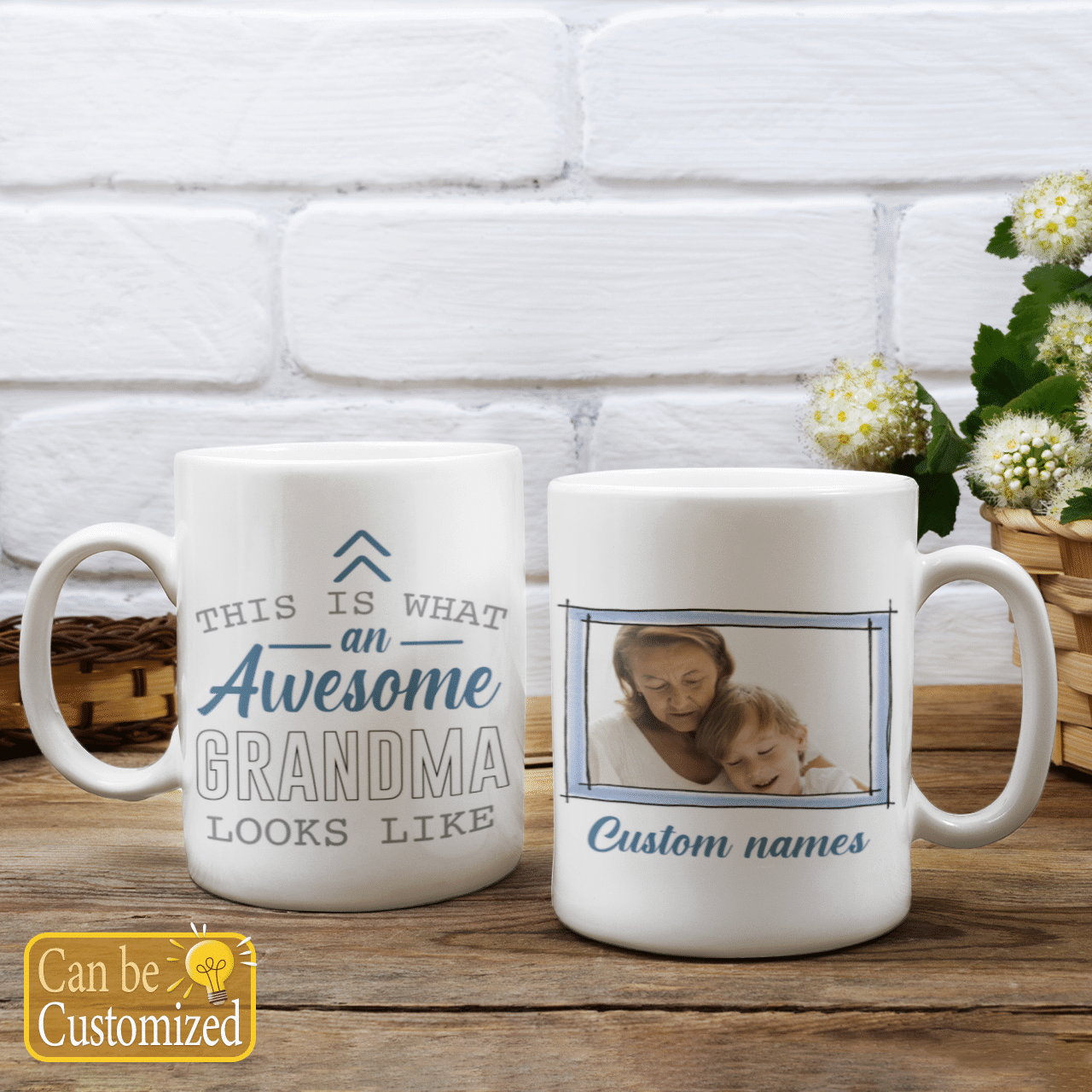 Personalized Gift For Grandma This Is An Awesome Grandma Looks Like Mug