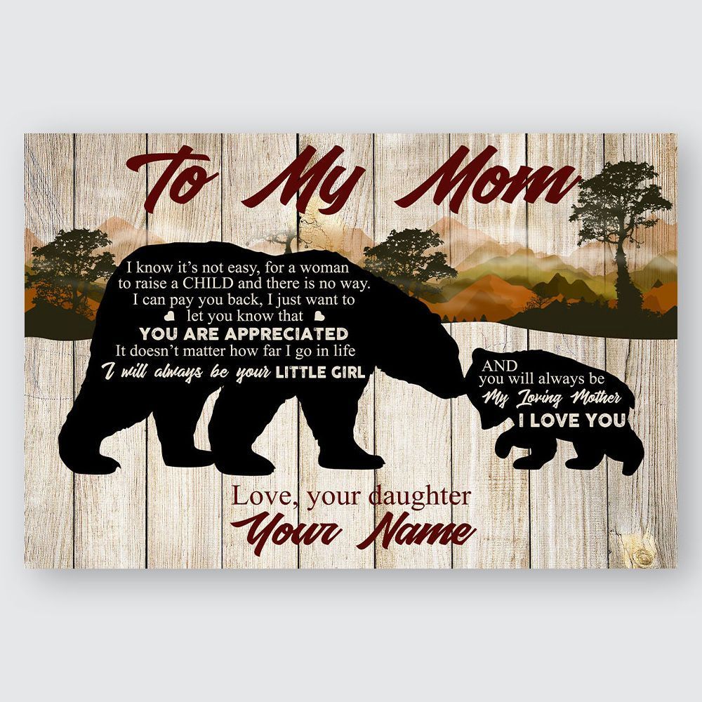 Personalized Gifts To My Mom I Know It's Not Easy Meaningful Quotes Gift From Daughter