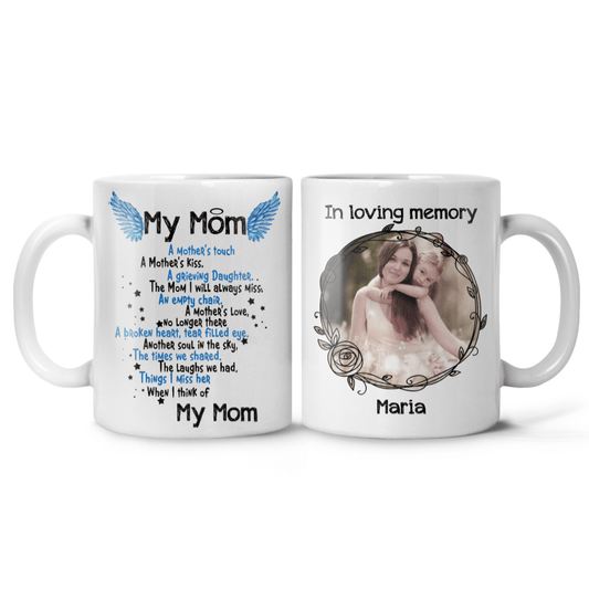 Personalized Memorial Gifts for The Loss of Mom or Dad for Daughter Mug